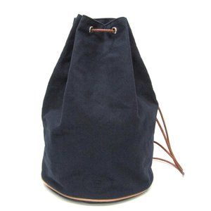 Hermes Polochon Mimil GM Women,Men Cotton,Leather Backpack,Shoulder Bag Brown...